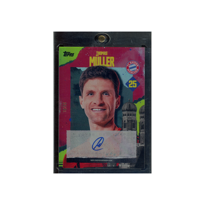 Thomas Müller 2025 Topps Bayern Team Set Auto /50