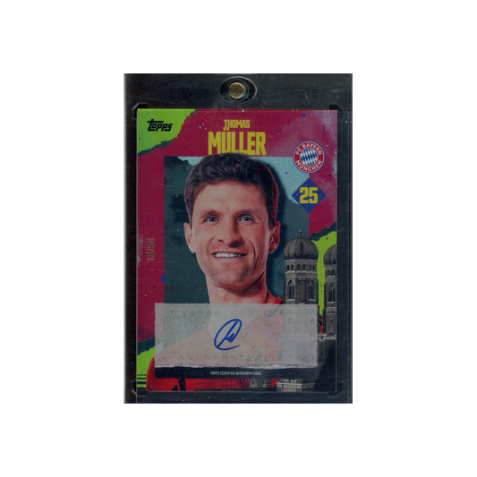 Thomas Müller 2025 Topps Bayern Team Set Auto /50