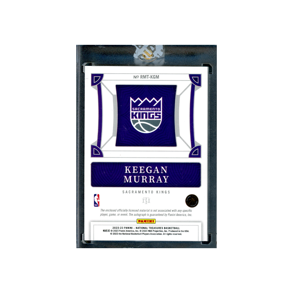 Keegan Murray 2022-23 Panini National Treasures Basketball RPA /99