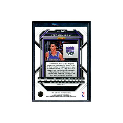 Keegan Murray 2022-23 Panini Prizm Basketball Fast Break Prizm Rookie