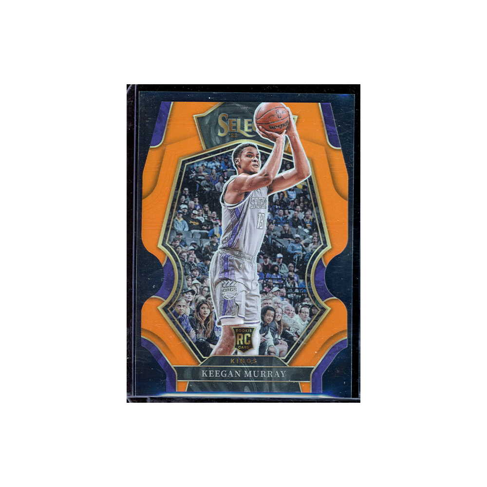 Keegan Murray 2022-23 Panini Select Basketball Die-Cut Orange Rookie /65