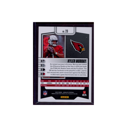 Kyler Murray 2023 Panini Absolute Football Red /100