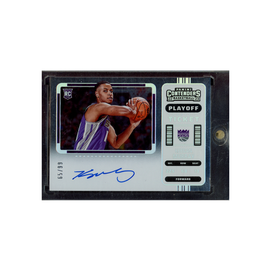 Keegan Murray 2022-23 Panini Contenders Basketball Playoff Rookie Ticket Auto Variation /99