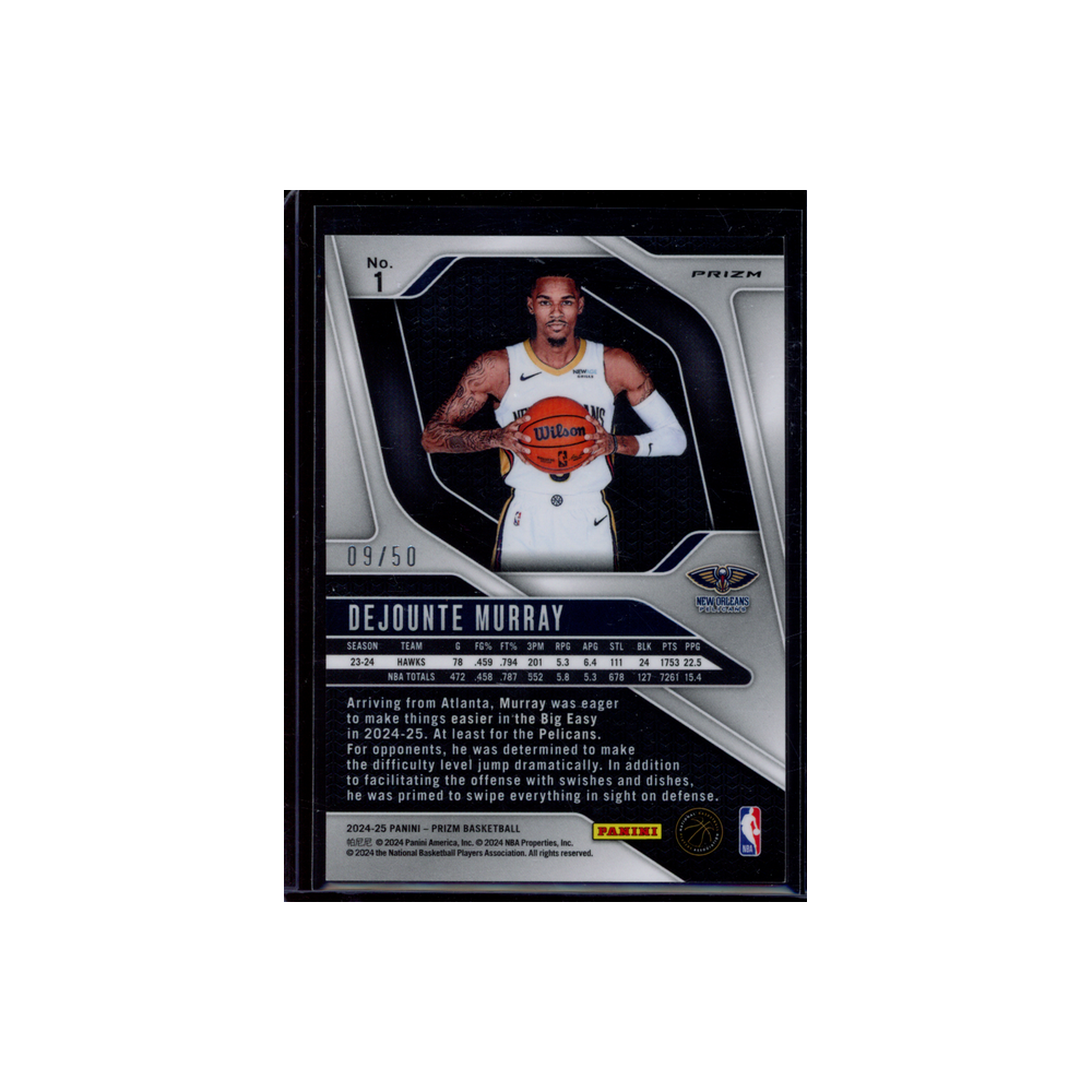 Dejounte Murray 2024-25 Panini Prizm Basketball Pink Fast Break /50