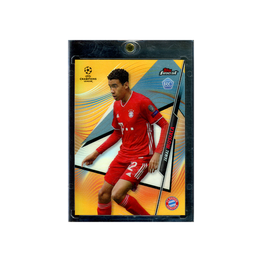 Jamal Musiala 2020-21 Finest UCL Rookie Orange Refractor /25