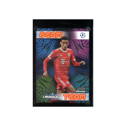 Jamal Musiala 2022-23 Topps Stadium CLub Chrome UCL Beam Team Black /10