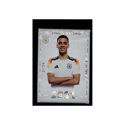 Jamal Musiala 2024 Panini DFB Team Set Cracked Ice National Debut /24