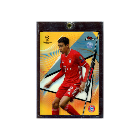 Jamal Musiala 2020-21 Topps Finest Rookie Orange Refractor /25