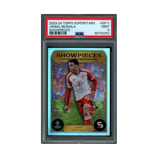 Jamal Musiala 2023-24 Topps Superstars Showpieces PSA 9