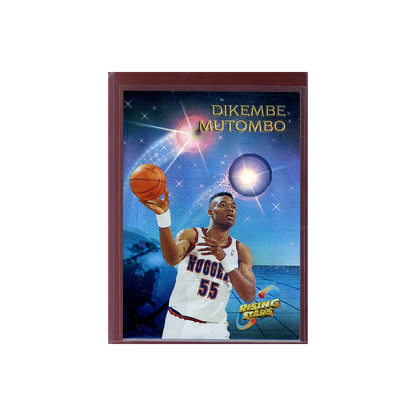 Dikembe Mutombo 1994 Topps Stadium Club Basketball Rising Stars