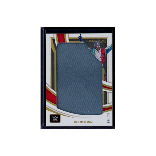 Rey Mysterio 2022 Panini Immaculate Collection WWE Jumbo Ring Canvas Patch /99
