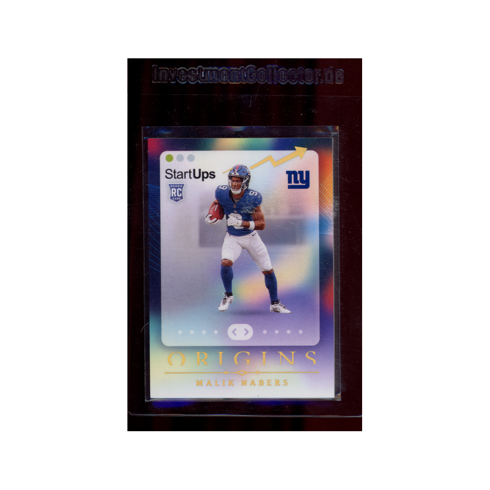 Malik Nabers 2024 Panini Origins Football Rookie StartUps