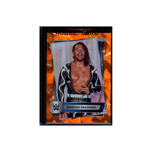 Shinsuke Nakamura 2025 Topps Chrome Orange Sapphire Refractor /25