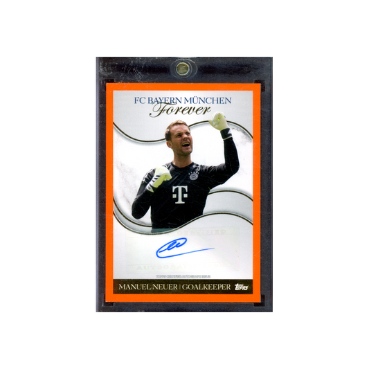 Manuel Neuer 2024 Topps FC Bayern München Forever Auto Orange /25