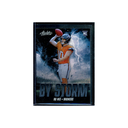 Bo Nix 2024 Panini Absolute Football By Storm Rookie