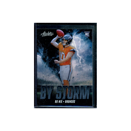 Bo Nix 2024 Panini Absolute Football By Storm Rookie
