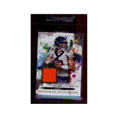 Bo Nix 2024 Topps Inception Football Rookie Patch /150