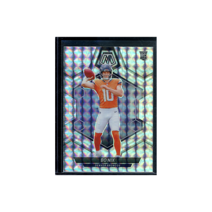 Bo Nix 2024 Panini Mosaic Football Silver Rookie