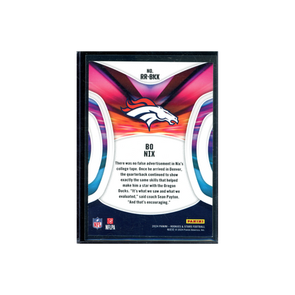 Bo Nix 2024 Panini Rookies & Stars Football Rookie Rush