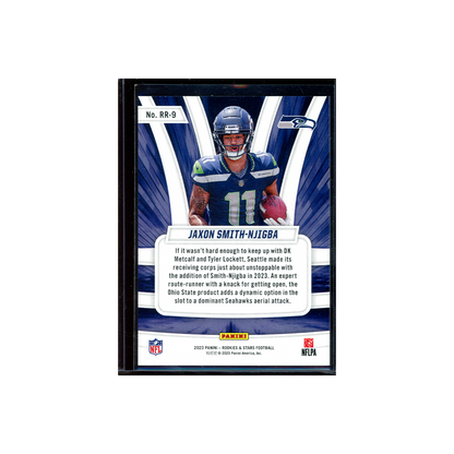 Jaxon Smith-Njigba 2023 Panini Rookies & Stars Football Rookie Rush Orange /125