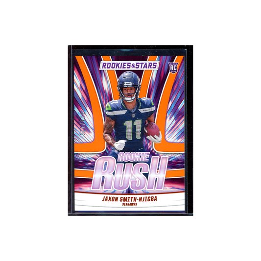 Jaxon Smith-Njigba 2023 Panini Rookies & Stars Football Rookie Rush Orange /125