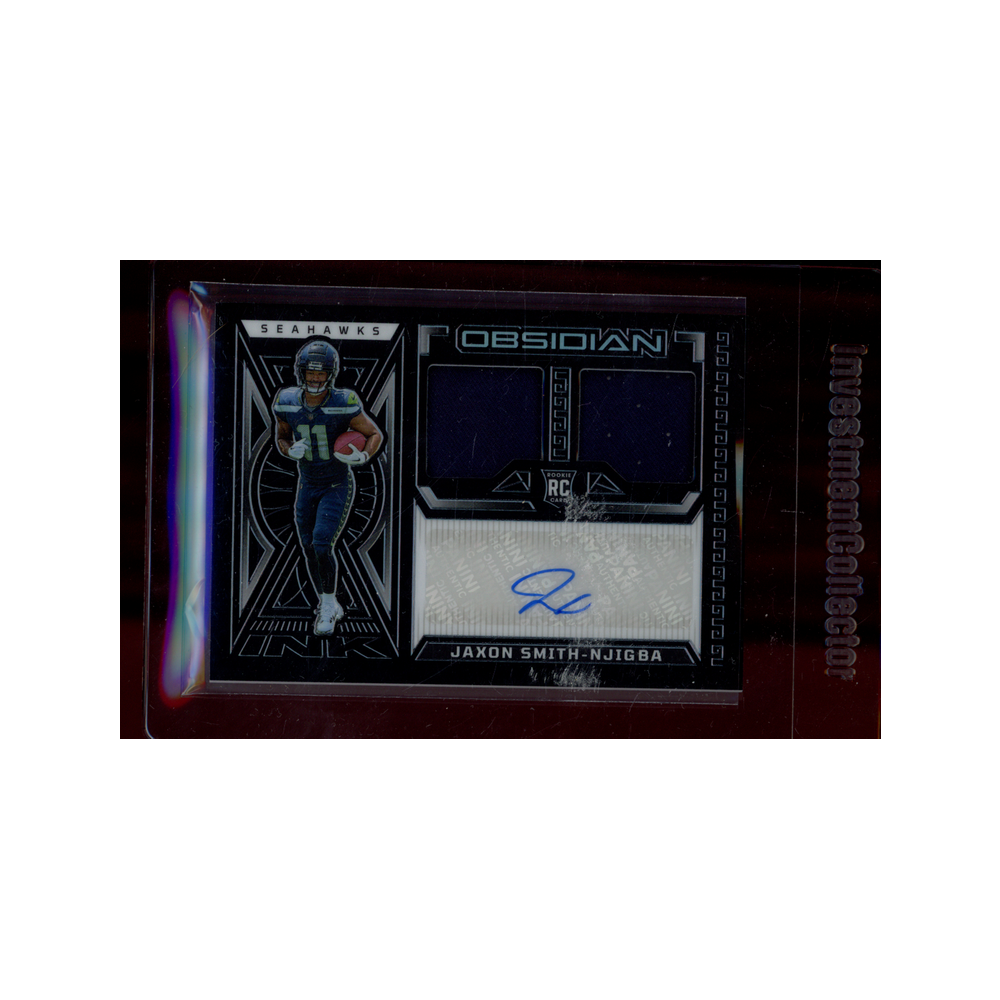Jaxon Smith-Njigba 2023 Panini Obsidian Football Rookie Patch Auto /199