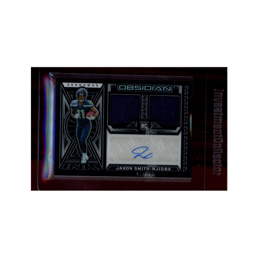 Jaxon Smith-Njigba 2023 Panini Obsidian Football Rookie Patch Auto /199