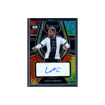 Lukas Nmecha 2022-23 Panini Select FIFA Soccer Tie-Dye Auto /25