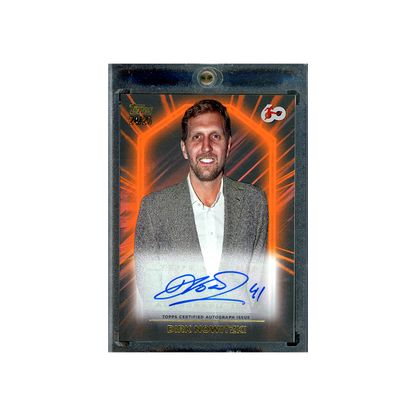 Dirk Nowitzki 2024 Topps Bundesliga 60 Proimnent Supporters Auto /25