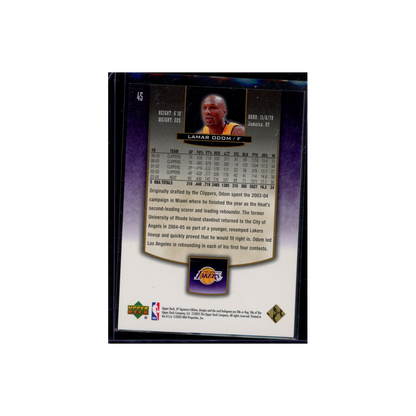 Lamar Odom 2004-05 Upper Deck Trilogy /25