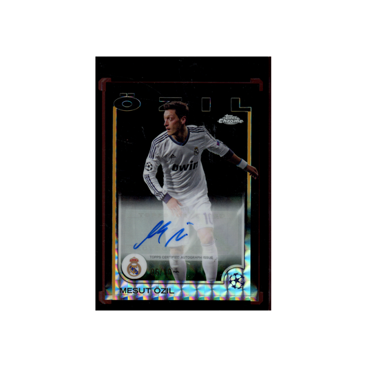 Mesut Özil 2025 Topps Chrome Auto Black Geometric /10