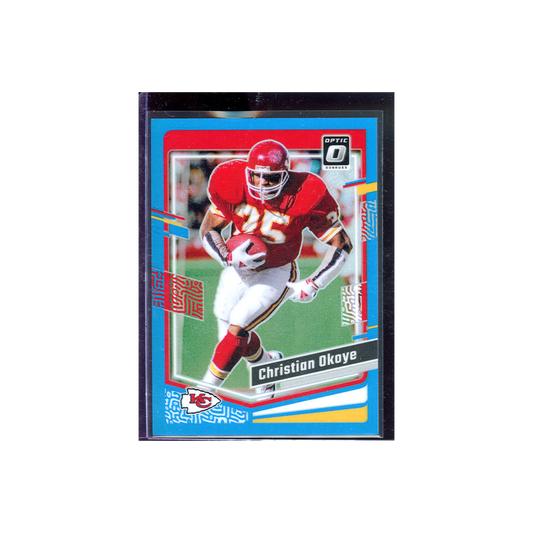 Christian Okoye 2023 Panini Donruss Optic Football Blue /299