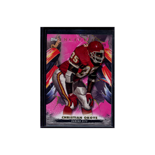 Christian Okoye 2024 Topps Inception Football Pink /99