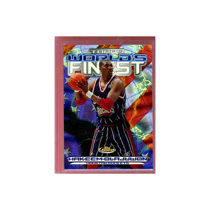 Hakeem Olajuwon 2000 Topps Finest Basketball World's Finest