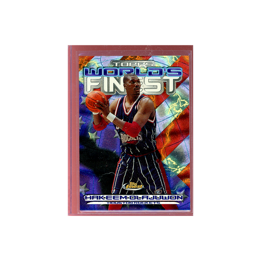 Hakeem Olajuwon 2000 Topps Finest Basketball World's Finest