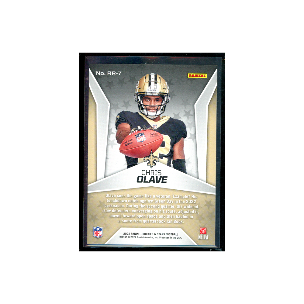 Chris Olave 2022 Panini Rookies & Stars Football Rookie Blue /49