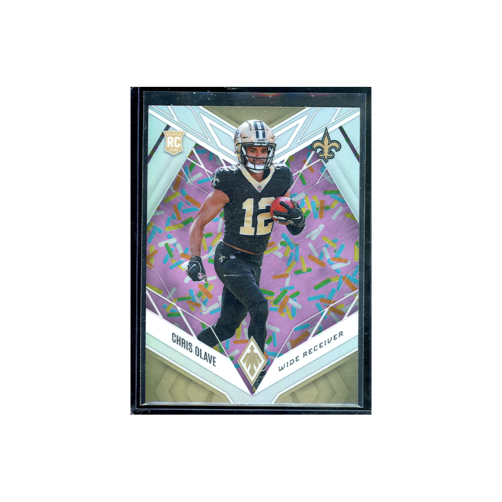 Chris Olave 2022 Panini Phoenix Football Sprinkles Rookie