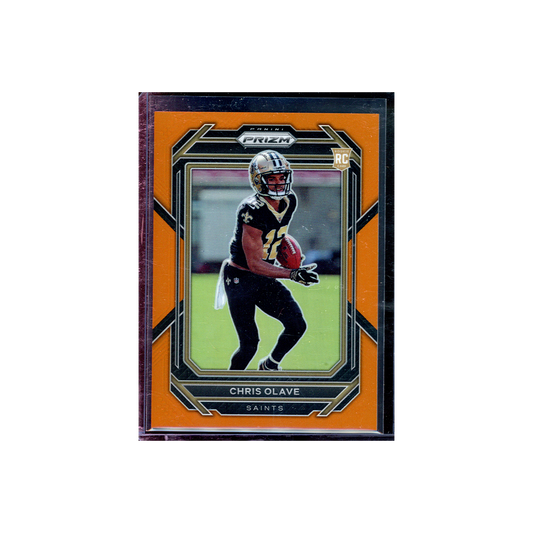 Chris Olave 2022 Panini Prizm Football Orange Prizm Rookie /249