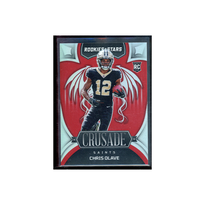 Chris Olave 2022 Panini Rookies & Stars Football Crusade Rookie Red /99