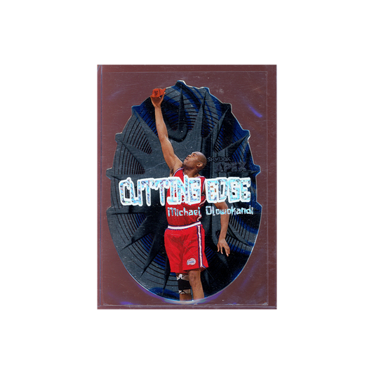 Michael Olowokandi 1999 Skybox Apex Cutting Edge Die-Cut