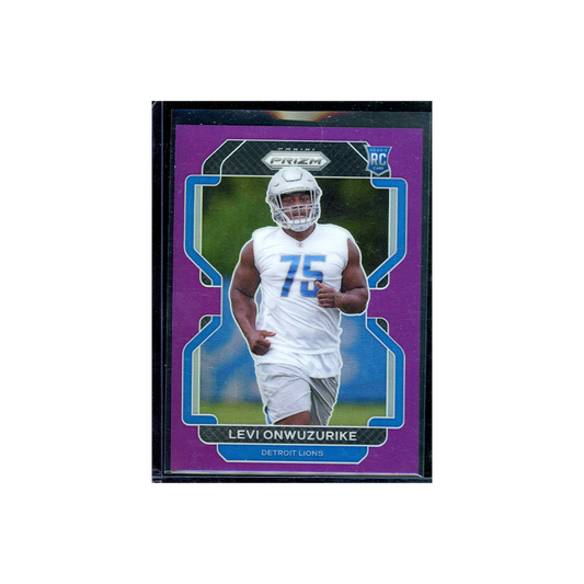 Levi Onwuzurike 2021 Panini Prizm Football Purple Prizm Rookie /125