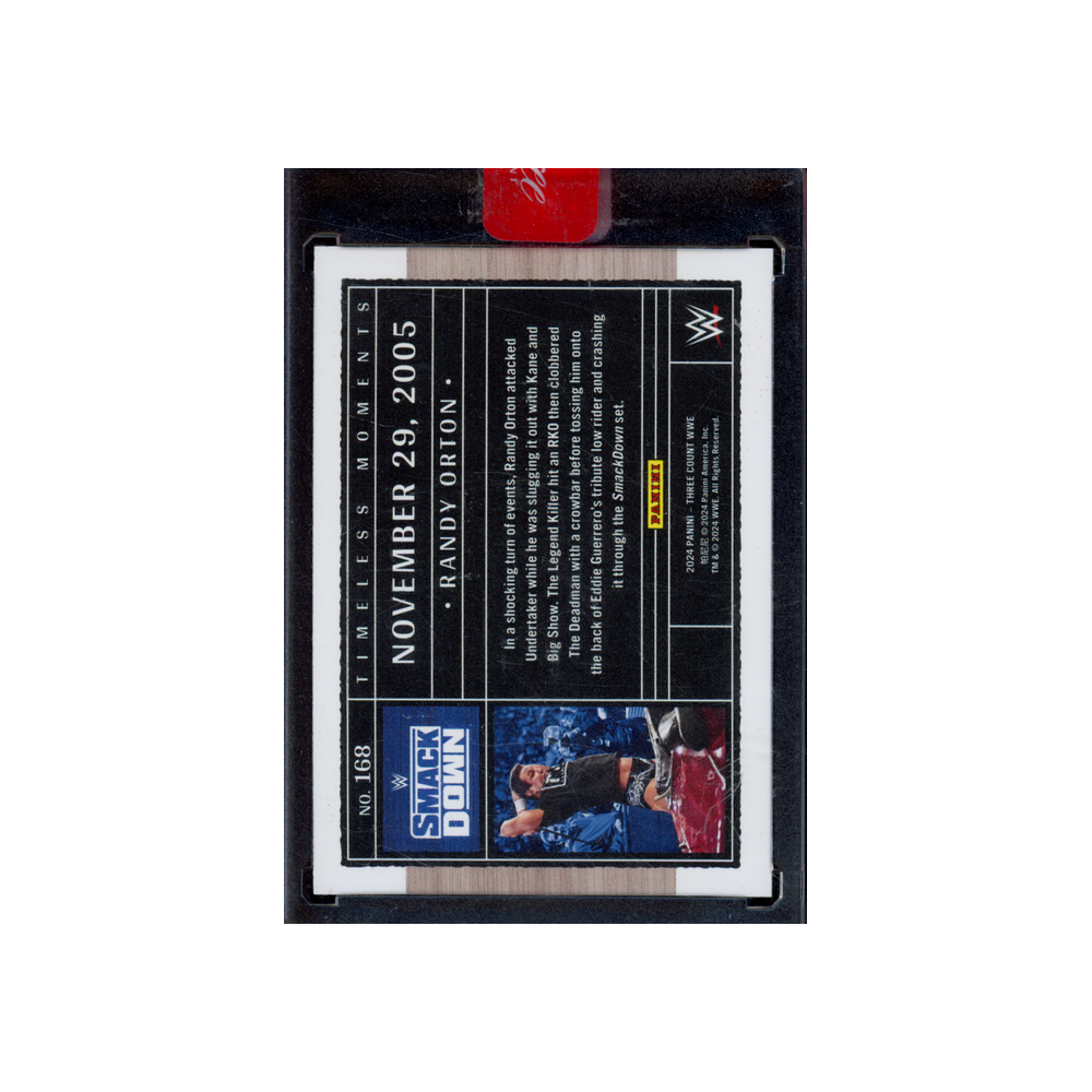 Randy Orton 2024 Panini Three Count WWE Timeless Moments /25