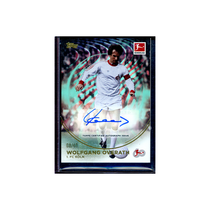 Wolfgang Overath 2023-24 Topps 60 Years of Bundesliga Soccer Auto /40