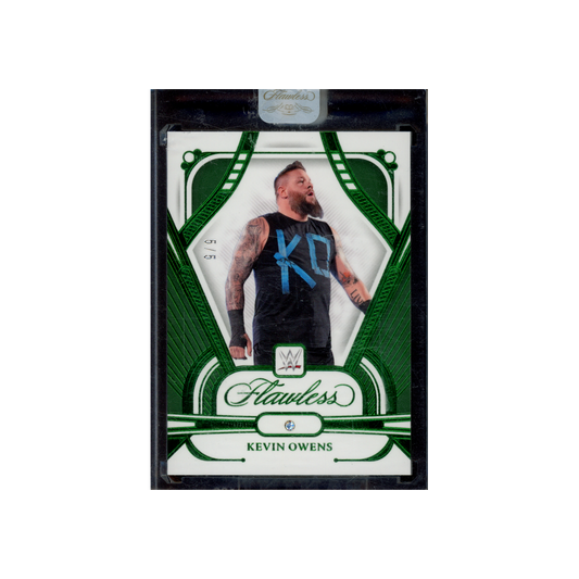 Kevin Owens 2024 Panini Flawless WWE Diamond Emerald /5