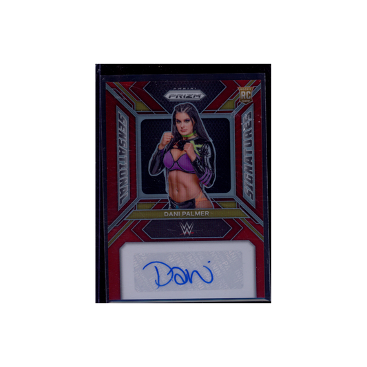 Dani Palmer 2024 Panini Select WWE Sensational Signatures Auto Red /99