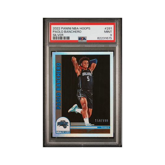 Paolo Banchero 2022-23 Panini Hoops Basketball Tribute Silver Rookie /199 PSA 9