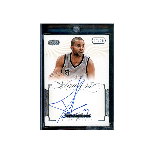 Tony Parker 2012-13 Panini Flawless Basketball Auto /20