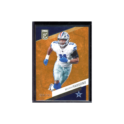 Micah Parsons 2023 Panini Donruss Elite Football Orange /399