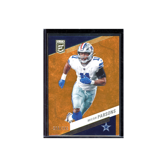 Micah Parsons 2023 Panini Donruss Elite Football Orange /399