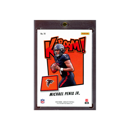 Michael Penix Jr. 2024 Panini Absolute Football Rookie Kaboom